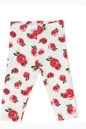 MONNALISA Legging à roses imprimées