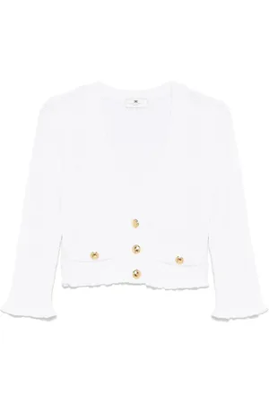 Elisabetta Franchi Cardigan à boutons logo