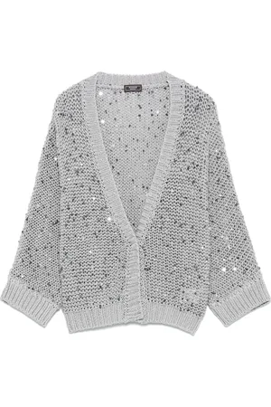 PESERICO SIGN Cardigan à design brodé de sequins