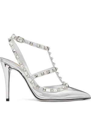 VALENTINO GARAVANI Escarpins Rockstud 100 mm à bride cheville