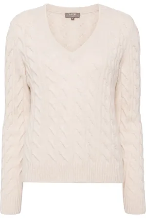 N.PEAL Pull en maille torsadée