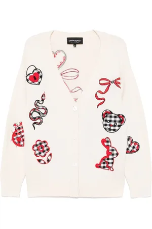 Cynthia Rowley Cardigan à design patchwork