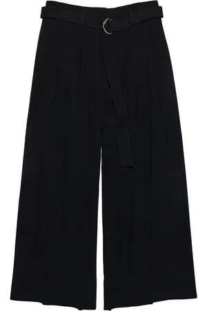 Bimba y Lola Pantalon court à taille ceinturée