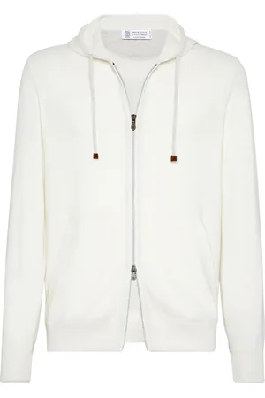 Brunello Cucinelli Cardigan zippé à capuche