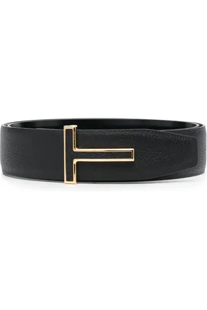 Tom Ford Ceinture en cuir à boucle logo