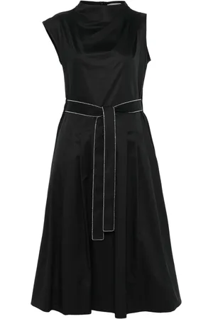 PESERICO SIGN Robe mi-longue à taille ceinturée