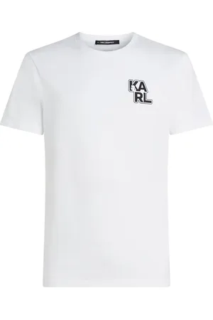 Karl Lagerfeld T-shirt à logo imprimé au dos