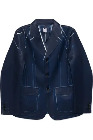 Comme des Garçons Blazer imprimé à simple boutonnage