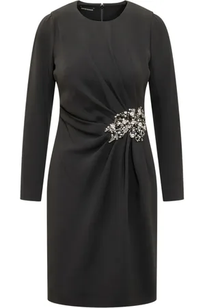 Emporio Armani Robe longue à design drapé