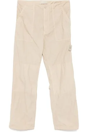 Stone Island Pantalon cargo à patch Compass
