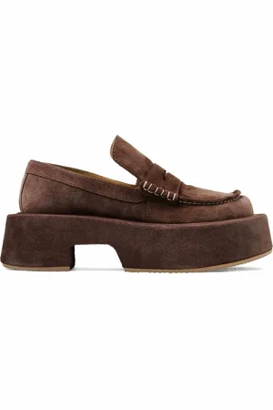 J.W.Anderson Mocassins en daim à plateforme 50 mm