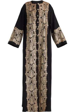 Tadashi Shoji Robe-caftan brodée de sequins