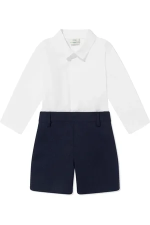 Fendi Ensemble chemise-short à logo FF