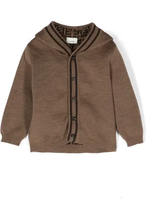Fendi Cardigan à capuche