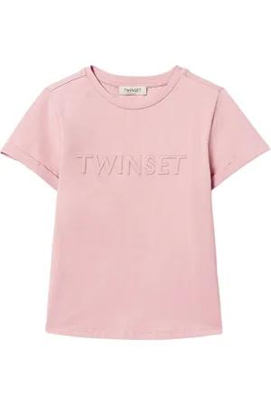 Twin-Set T-shirt à logo strassé