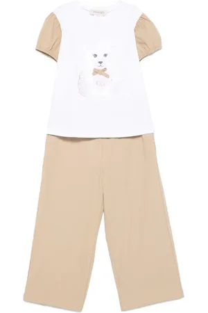 Twin-Set Ensemble haut-pantalon à imprimé Teddy Bear