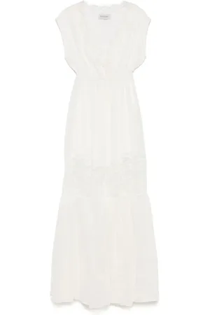 Ermanno Firenze Robe longue à fines rayures