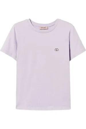 Twin-Set T-shirt à plaque logo