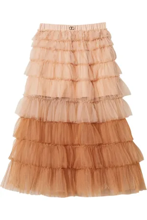Twin-Set Jupe en tulle à coupe évasée