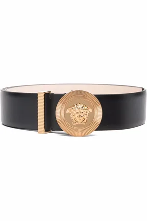 VERSACE Ceinture Medusa Biggie en cuir