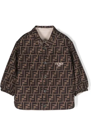 Fendi Doudoune à logo imprimé