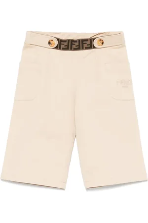 Fendi Pantalon à logo brodé