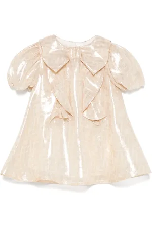 Fendi Robe en effet métallisé