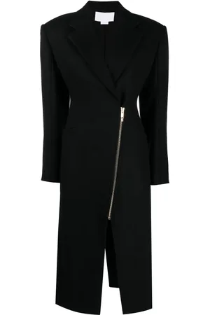 GENNY Manteau zippé à revers crantés