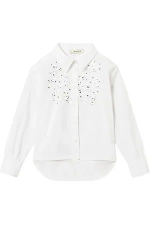 Twin-Set Chemise à ornements en cristal