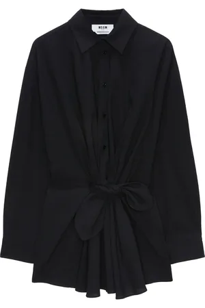Msgm Robe courte à détail de nœud