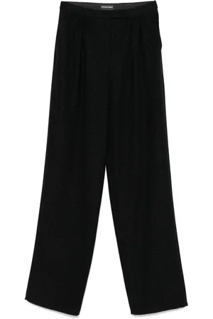 Emporio Armani Pantalon en maille métallisée