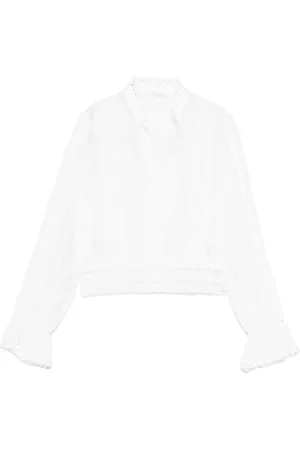 CENERE GB Blouse à broderies