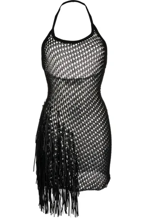 1017 ALYX 9SM Robe courte à détails de franges