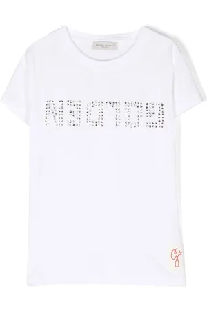 Golden Goose T-shirt à ornements en cristal