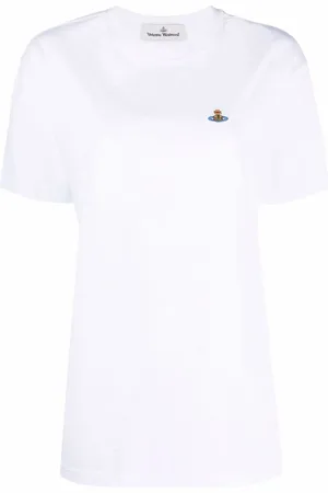 Vivienne Westwood T-shirt en coton biologique à broderies Orb