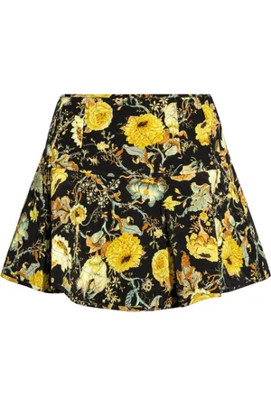 ULLA JOHNSON Jupe à imprimé baroque