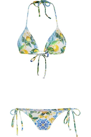 Brigitte Bikini à citron imprimé