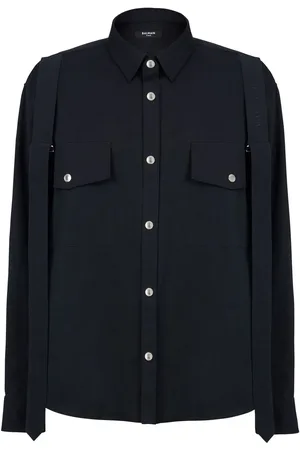 Balmain Chemise à poche poitrine à rabat