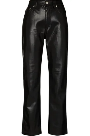 Nanushka Pantalon court à coupe évasée