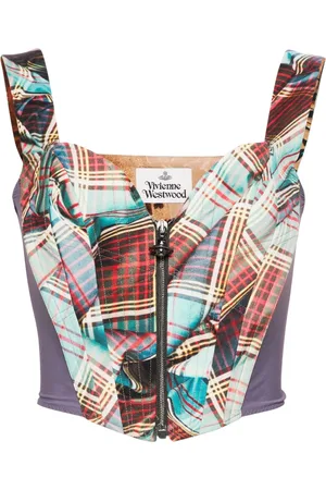 Vivienne Westwood Corset MacAndy à motif tartan