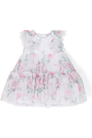 MONNALISA Robe superposée à fleurs