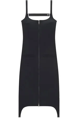 Courrèges Robe longue à bretelles