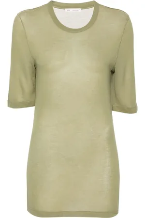 Ami T-shirt imprimé à effet de transparence