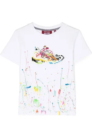 MOSTLY HEARD RARELY SEEN T-shirt mini Multi Neon Runner