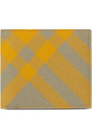 Burberry Portefeuille pliant à carreaux