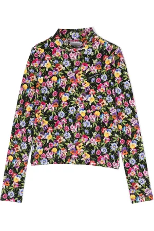 Dolce & Gabbana Haut à fleurs en coton mélangé