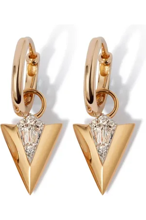 ANNOUSHKA Créoles en 18ct pavées de diamants
