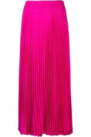 VALENTINO GARAVANI Jupe mi-longue à design plissé
