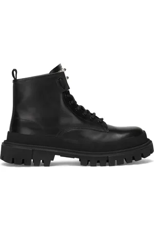 Dolce & Gabbana Bottines en cuir à lacets