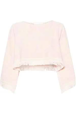 ZIMMERMANN Haut crop Pop en tissu éponge